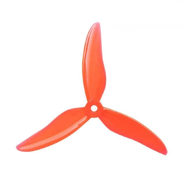 Gemfan Hurricane 51499 Durable Tri-Blade 5" Prop 4 Pack - Choose Your Color — Clear Red