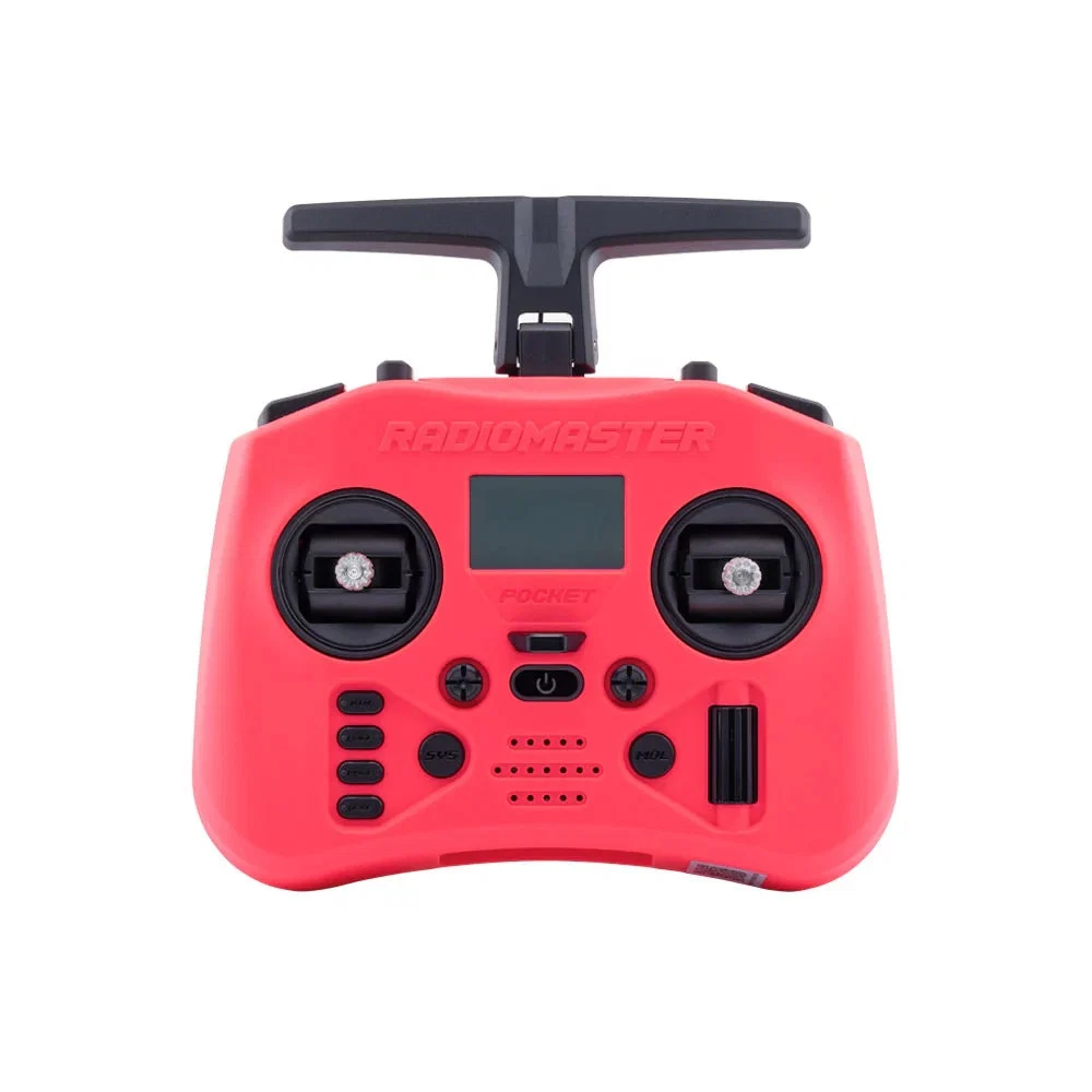RadioMaster Pocket Crush M2 RC Transmitter ELRS 250mw (FCC) - Choose Color — Cherry Red