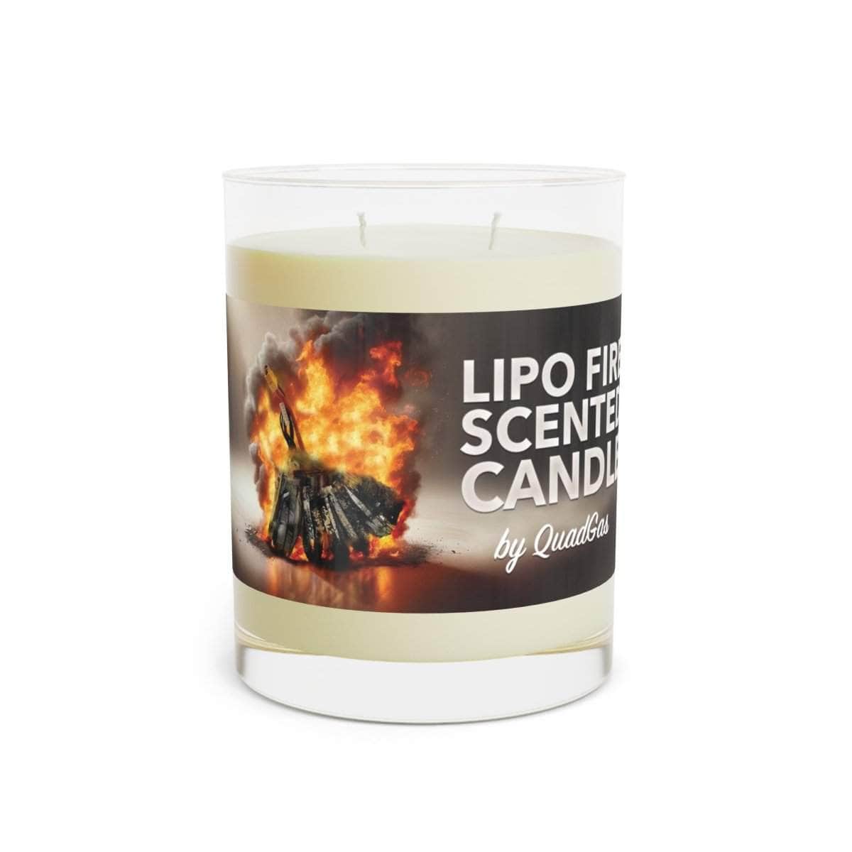 LiPo Fire Scented Premium Candle V2 by Quad Gas — One size / Minted Lavender and Sage