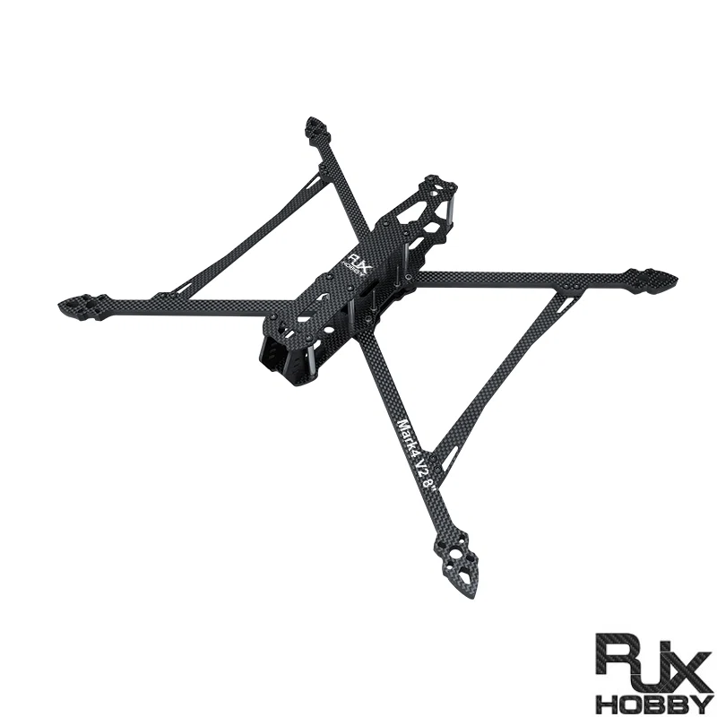RJX Mark4 V2 8inch 367mm Carbon Fiber Plain Matte Frame Kit