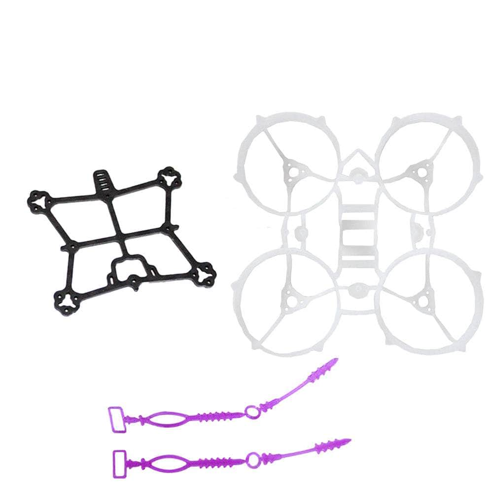 Fractal Engineering x weBLEEDfpv Fractal65 Crown Whoop Frame Kit - Choose Your Color — Crown Clear
