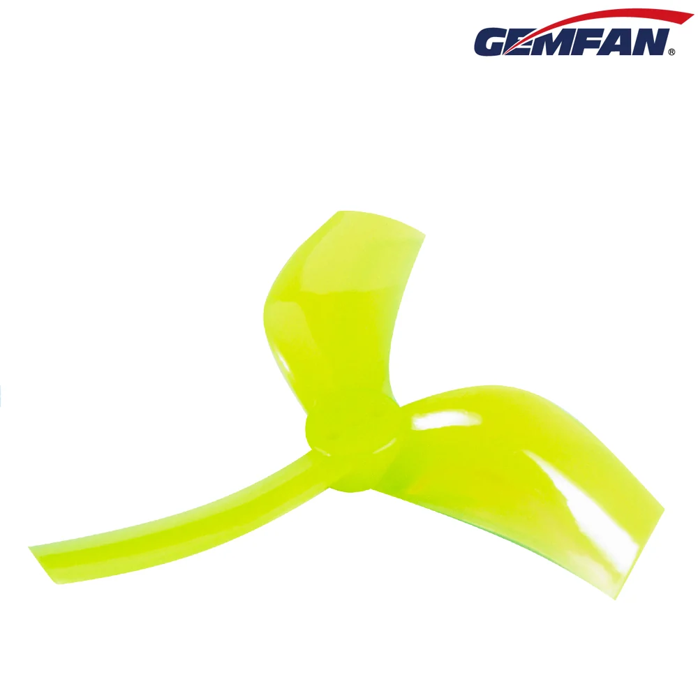 GEMFAN D63 Ducted 63mm 3 Blade Cinewhoop Prop — Yellow