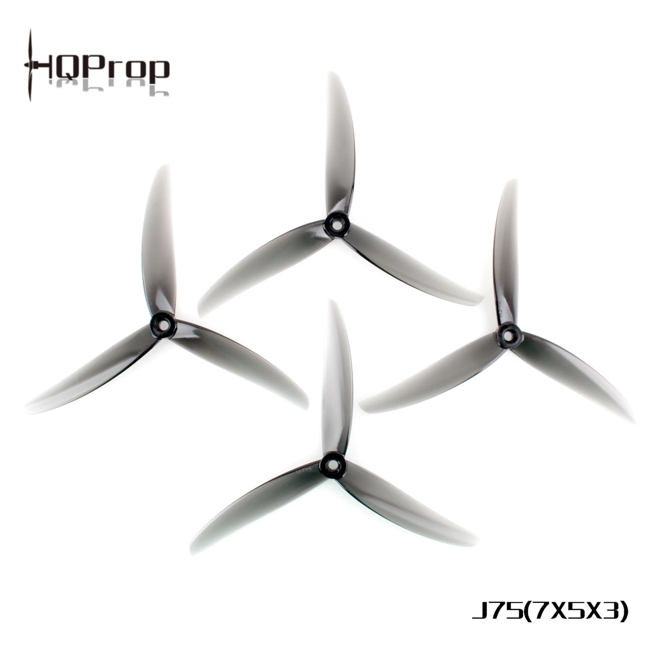 Śmigła HQProp J75 7X5X3 (2CW+2CCW) - jasnoszare