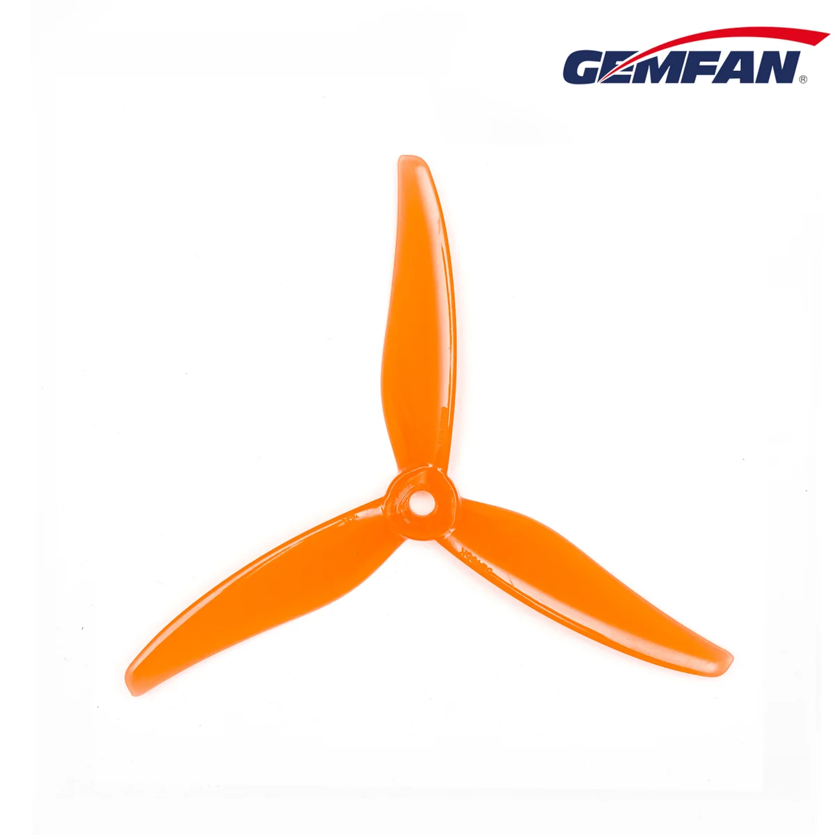Gemfan Hurricane MCK Edition V2 51466 Durable Tri-Blade 5" Prop - 2CW+2CCW - Choose Color — Tiger Orange