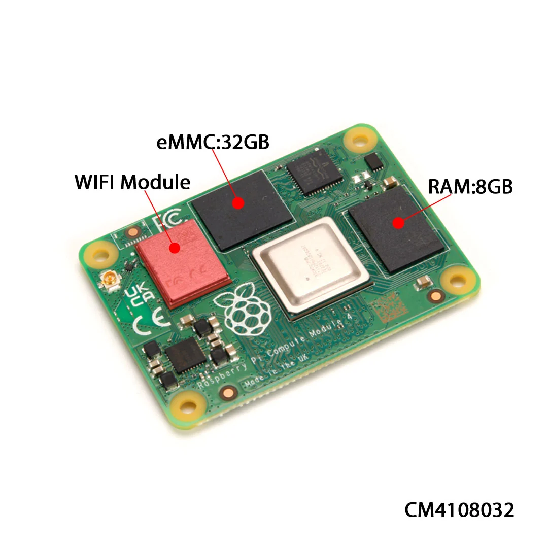 Raspberry Pi Compute Module 4 (CM4) — CM4108032 (WiFi+8GB RAM + 32GB EMMC)