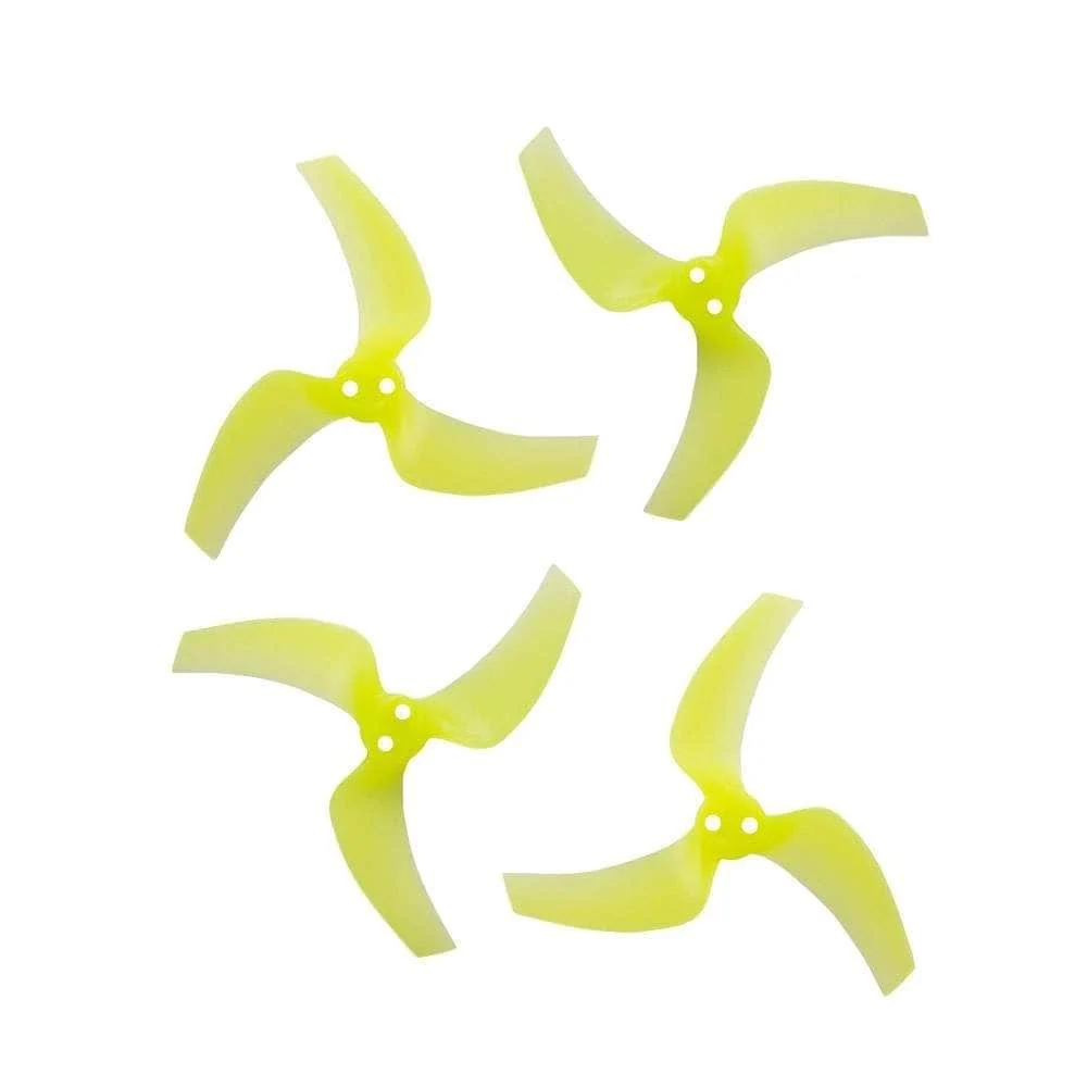 Gemfan 3032 3-Blade Propeller for DJI AVATA 2 (Set of 4) — Neon Yellow