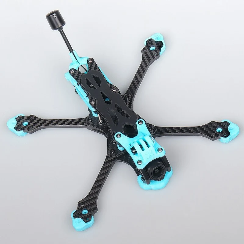Foxeer MEGA 5" Freestyle Frame O3-Analog-Vista-HDzero-Walksnail - Choose Color — Grey