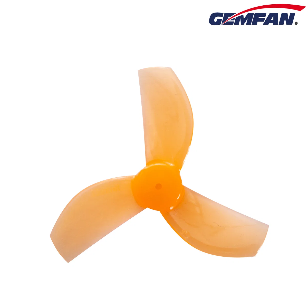 Gemfan 35mm Durable Tri-Blade Propellers 1mm Shaft (4CW+4CCW) - Choose Your Color — Orange