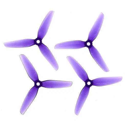 HQ Prop 4x3x3 Tri-Blade 4" Prop Pack 4 Pack - Light Purple