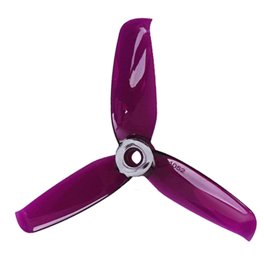 Gemfan Flash 4052 Tri-Blade 4" Prop 4 Pack - Choose Your Color — Purple
