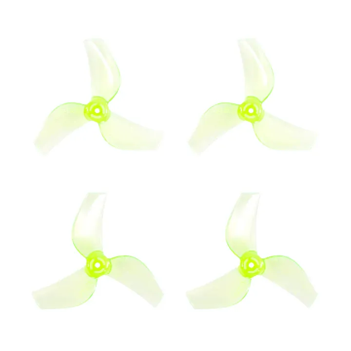Śmigła Gemfan 1219S 3-łopatkowe (wał 1,0 mm) - zielone