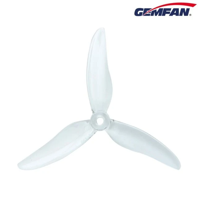 Gemfan HURRICANE DURABLE 51499 Tri-Blade Propeller (2CW 2CCW) — Clear