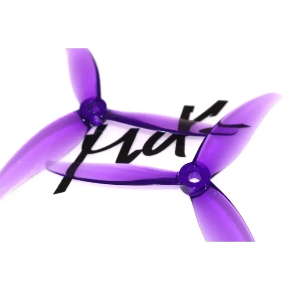 HQ MCK Prop Tri-Blade 5" Poly Carbonate Prop (2CW+2CCW) - Choose Color — Purple