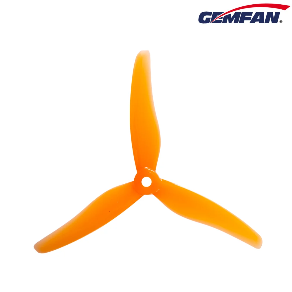 Gemfan Hurricane 51433-3 Tri-prop (2CW-2CCW) - Choose Color — orange