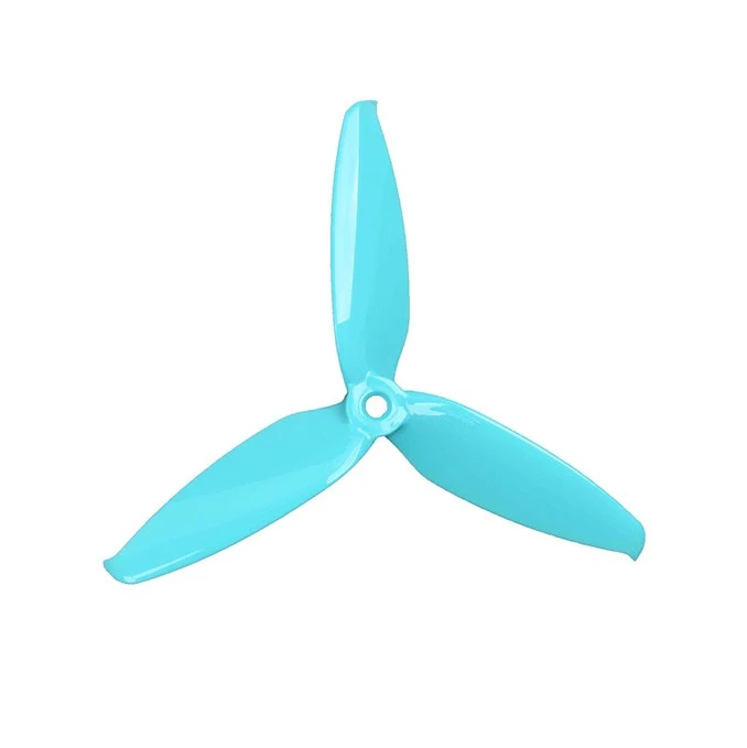 Gemfan Flash 5552-3 Durable 3 Blade - Set of 4 — Red