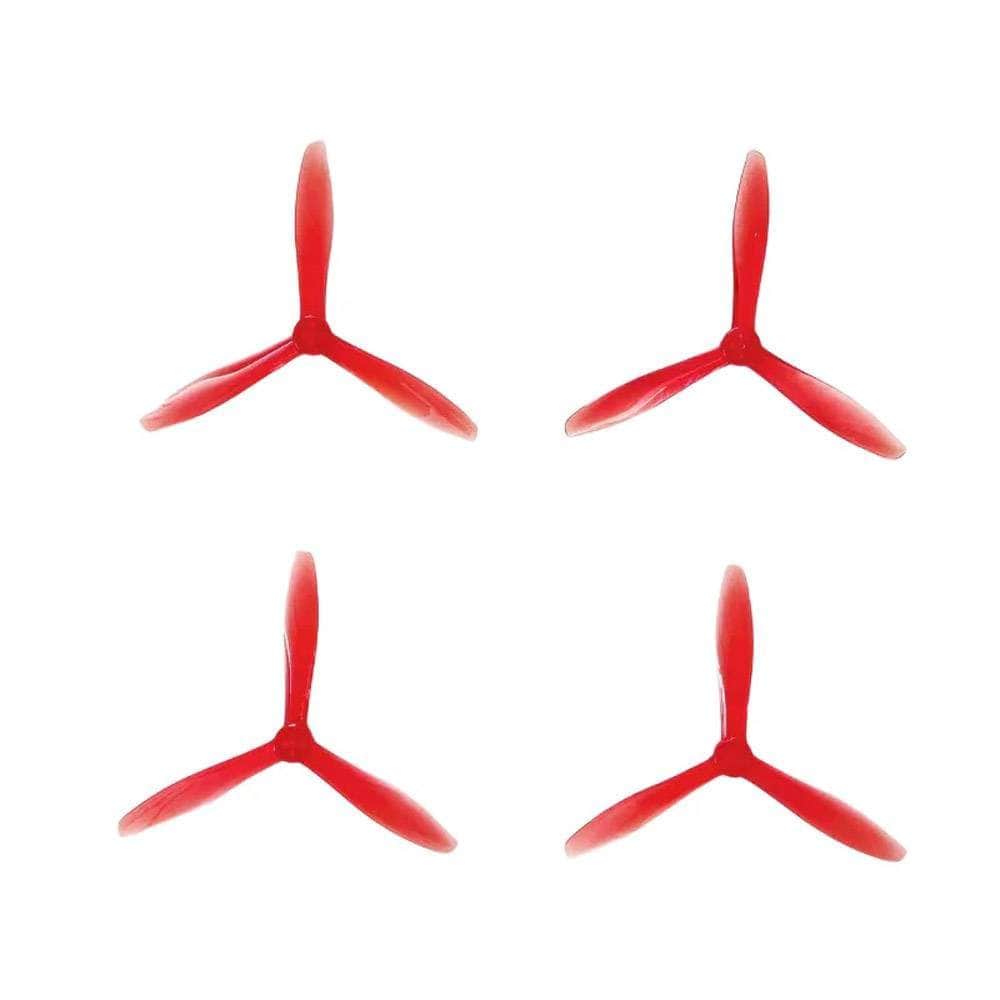 T-Motor T4944 3-Blade Propeller (Set of 4) - 1.5mm Shaft — Red