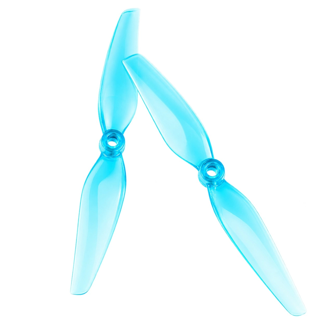 HQ 65mm 2-blade props 1.5mm shaft blue