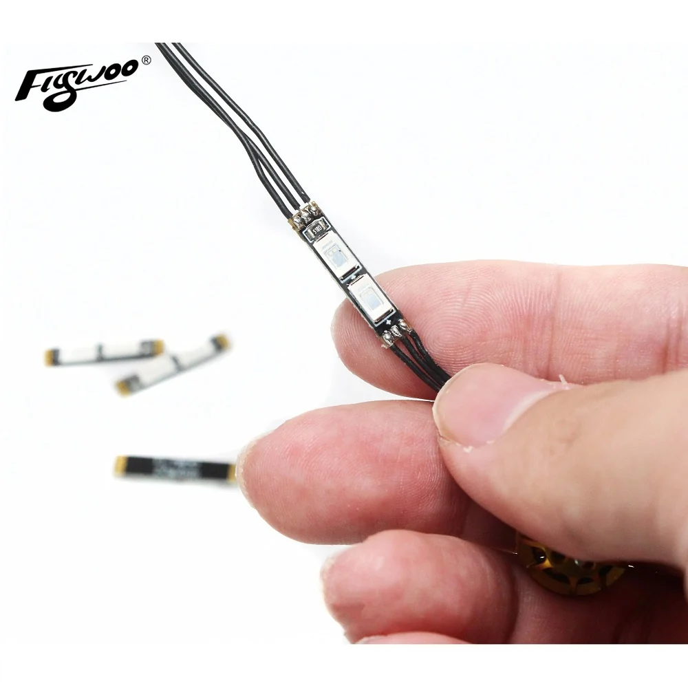 FLYWOO Arm LED Board 4x20mm 1-4S - Choose Color (4 Pcs.) — RED