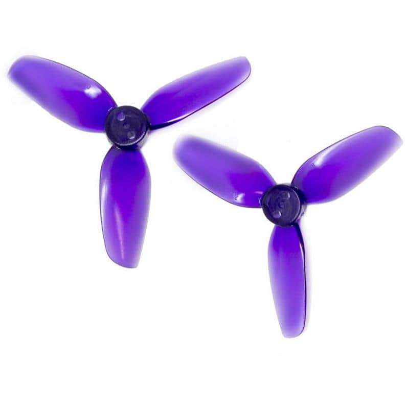 HQ Prop 2.5x2.5x3 Tri-Blade 2.5" Prop 4 Pack - Choose Your Color — Purple