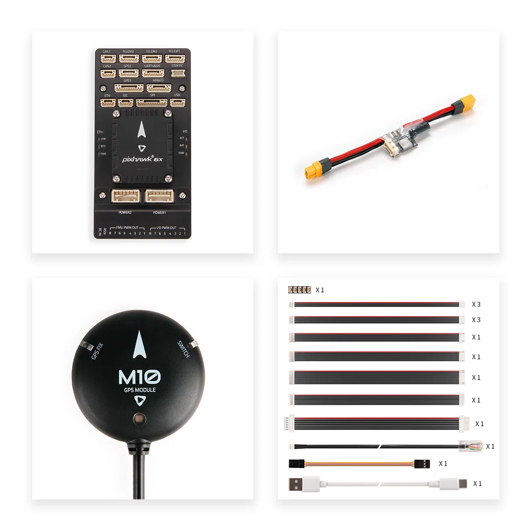 Pixhawk 6X (Rev 3) — Standard Set / M10 GPS