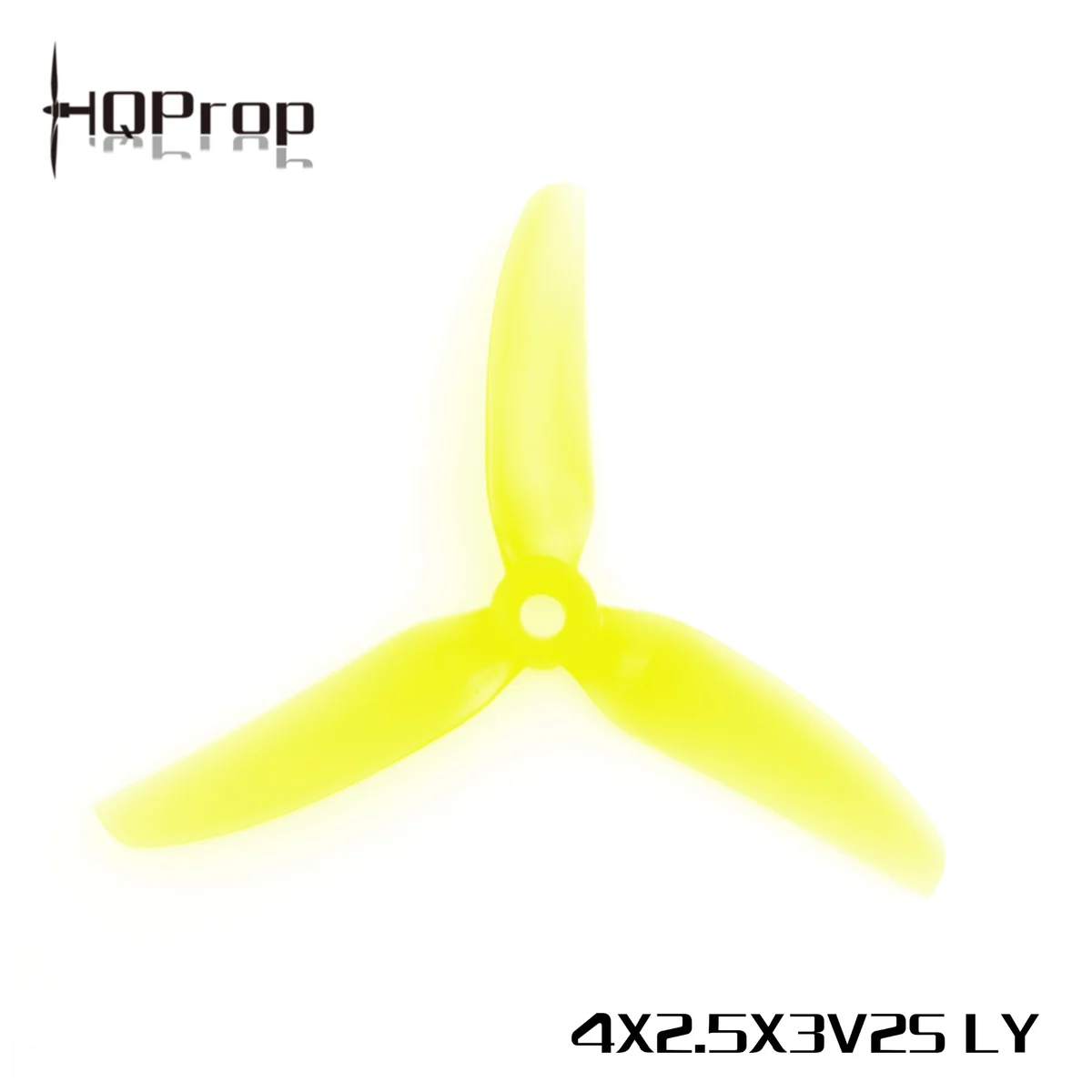 HQ Prop 4x2.5x3V2S (2CW+2CCW)-Poly Carbonate — Yellow