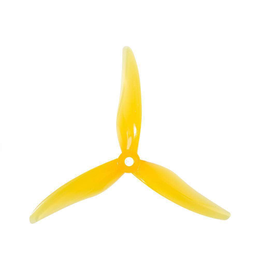Gemfan Hurricane 51477 Tri-Blade 5" Prop 4 Pack - Choose Your Color — Yellow
