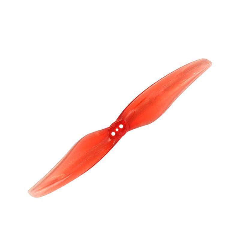 Gemfan Hurricane 4024 Durable Bi-Blade 4" Prop 8 Pack - Choose Your Color — Clear Red