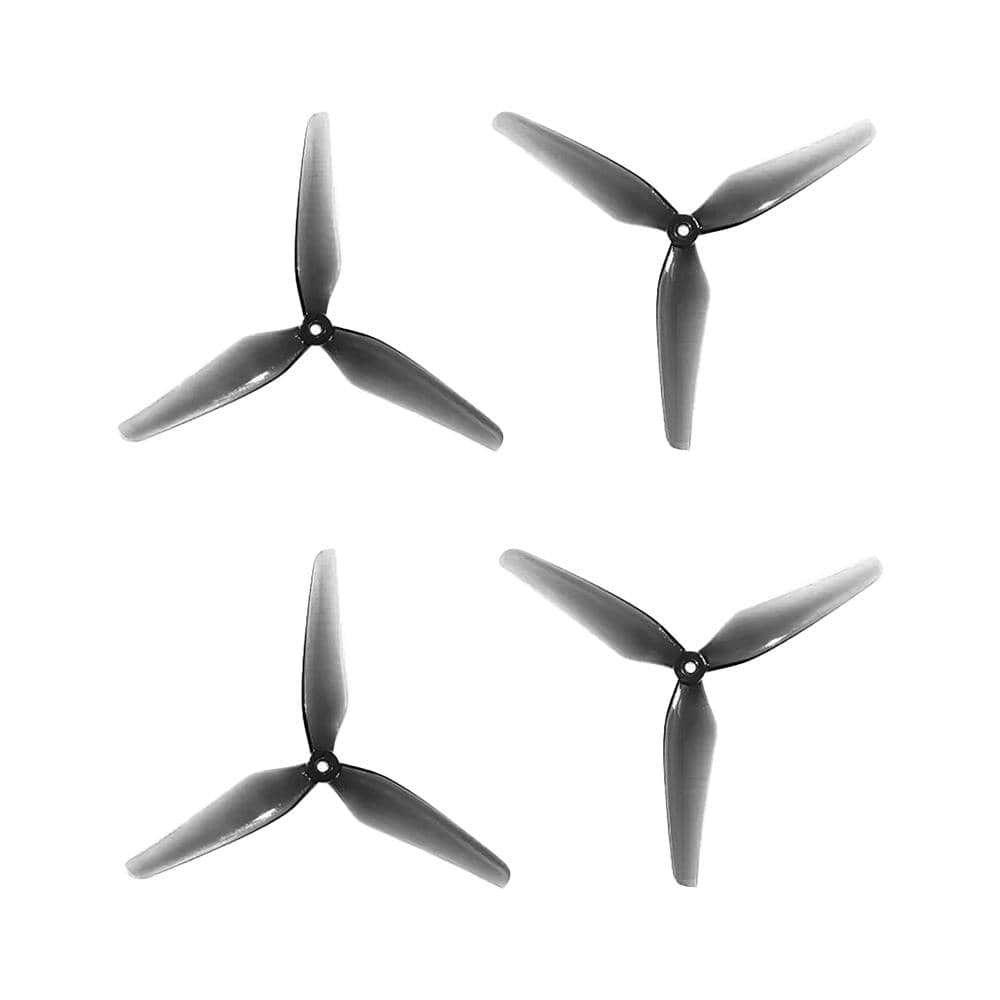 HQProp 8x3.7x3 3-Blade Propeller (Set of 4) - Gray
