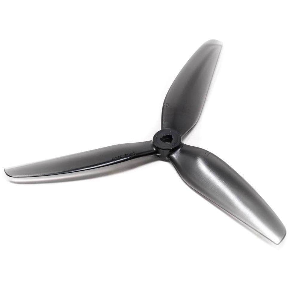 HQ Prop 6x3.5x3 POPO Tri-Blade 6" Prop 4 Pack - Grey