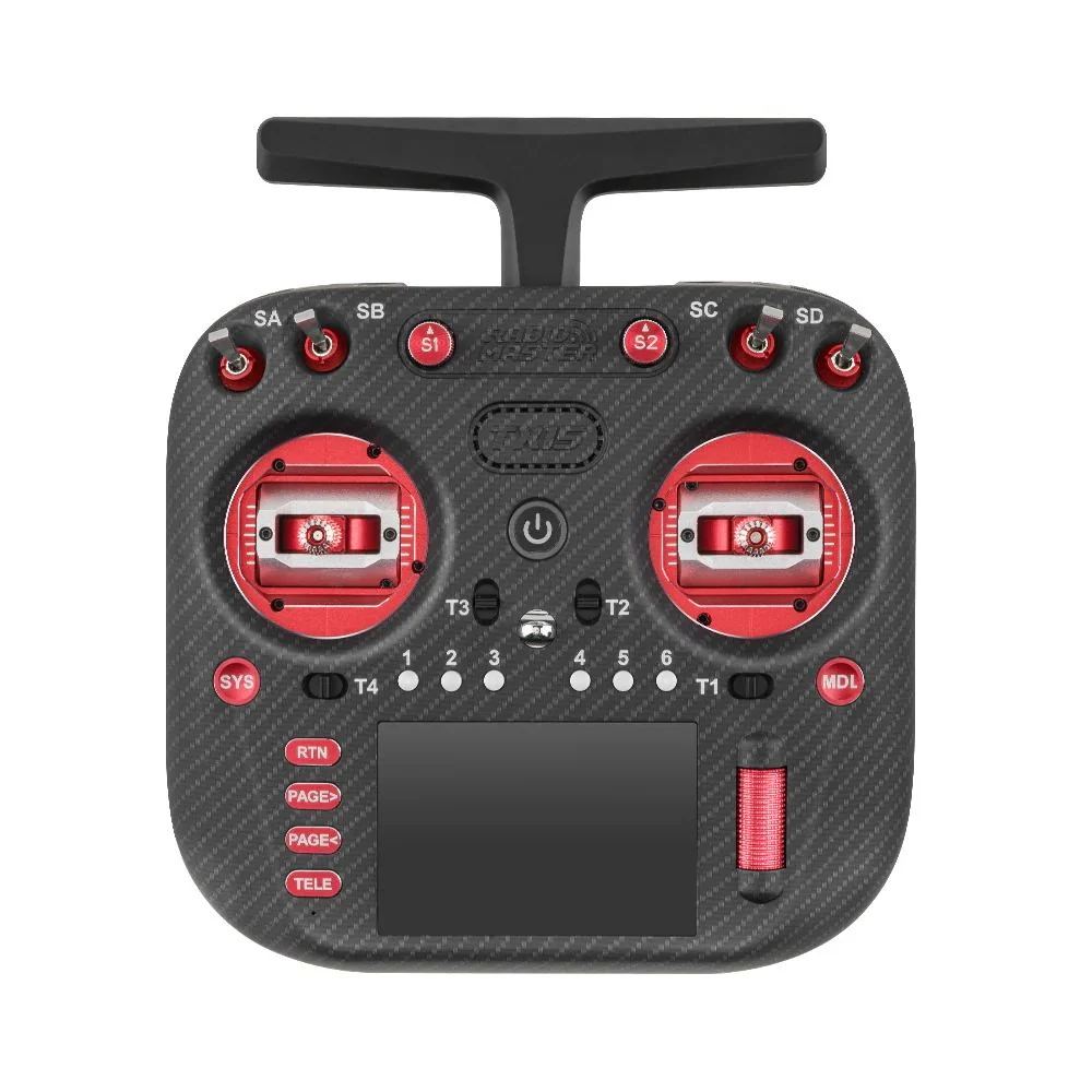 RadioMaster TX15 MAX ELRS M2 2.4GHz/900MHz 3.5-inch Touchscreen Display AG02 Gimbals Radio Controller - Choose Color — Red