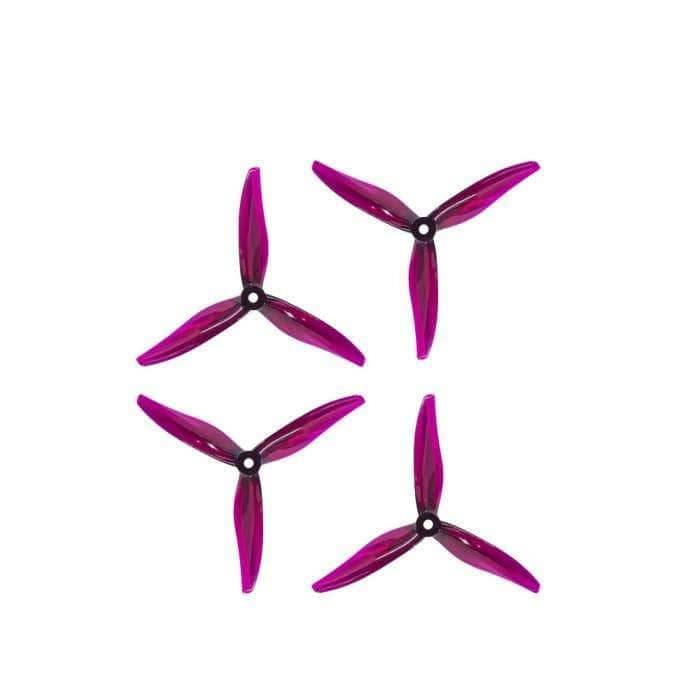 Gemfan Hurricane MAX 51377 3-Blade Propeller (Set of 4) — Purple