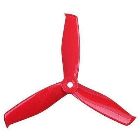 Gemfan Hulkie 5055S V2 Tri-Blade 5" Prop 4 Pack - Choose Your Color — Red