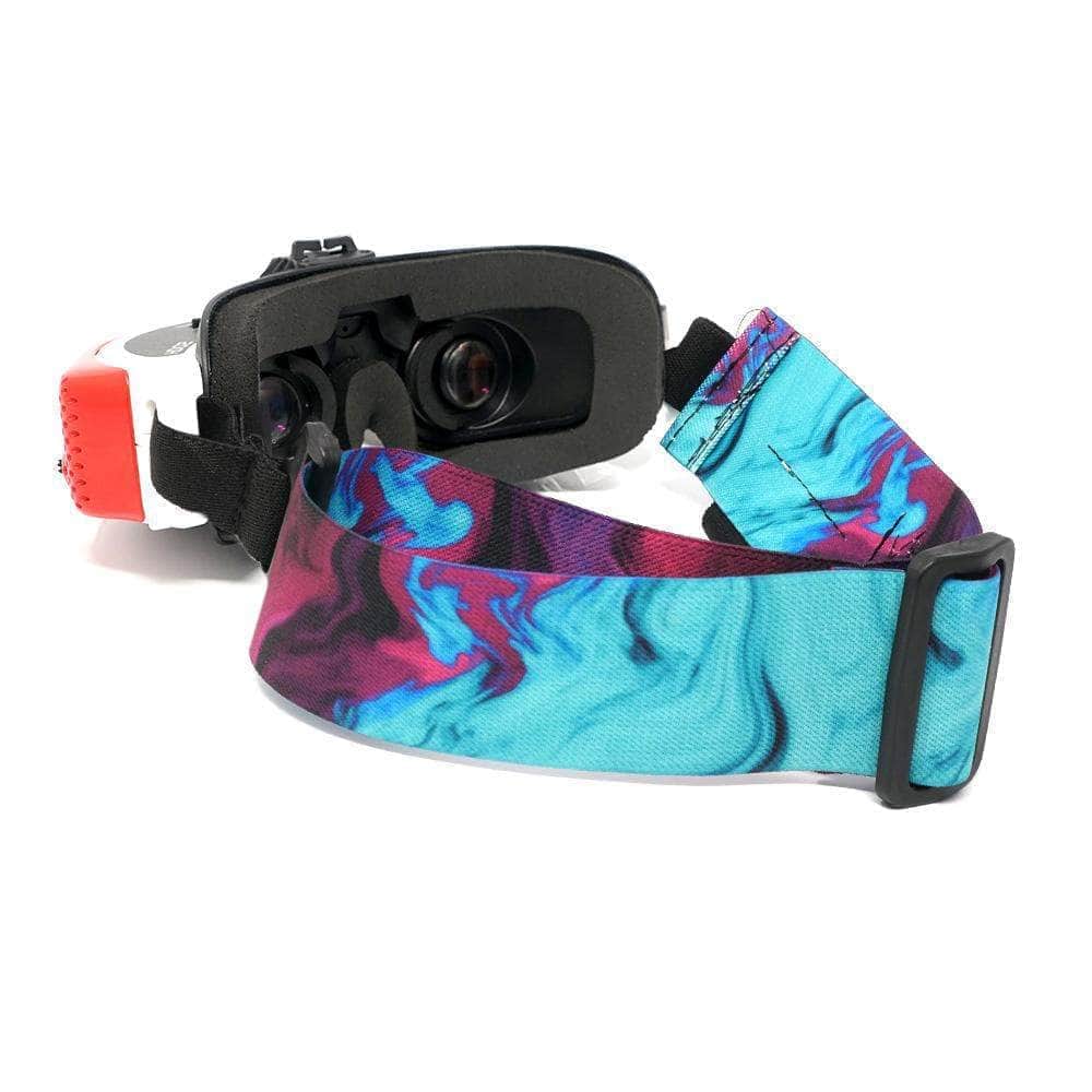 FatStraps 2" FPV Goggle Strap for Fatshark, Walksnail or DJI - Choose Your Style — Analog (Closed Loop) / Liquid Purple