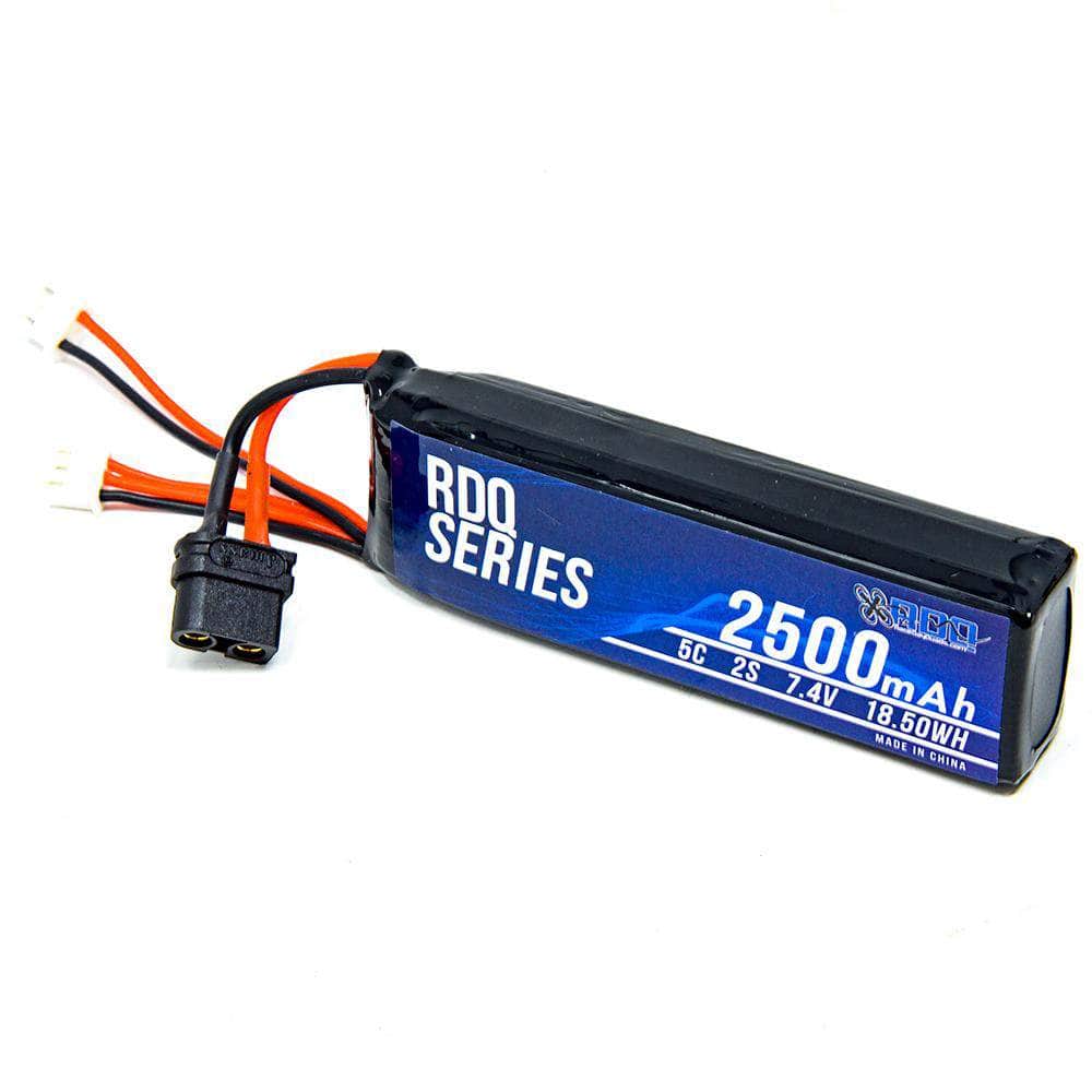 RDQ Series 7.4V 2S 2500mAh 5C LiPo Battery for Taranis X9D 2019 - XT60 & JST-XH