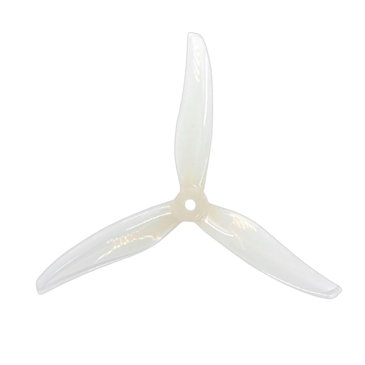 Gemfan Freestyle 5236 Durable Tri-Blade 5.2" Propeller (2CW+2CCW) - Choose Your Color — Milk White