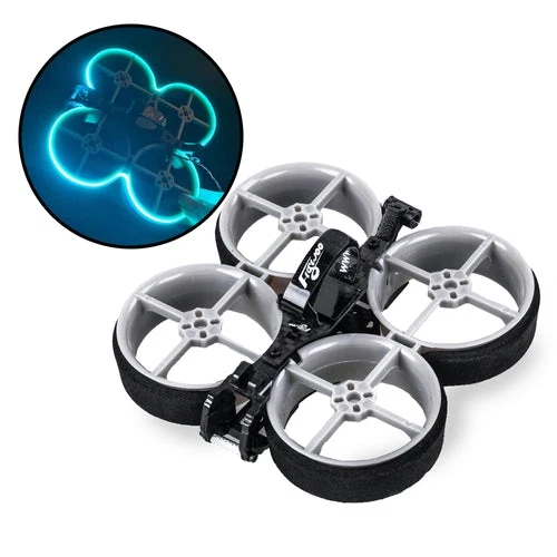 Flywoo CineRace20 V1.2 Neon Led Frame Kit — Grey Duct w/ Blue LED