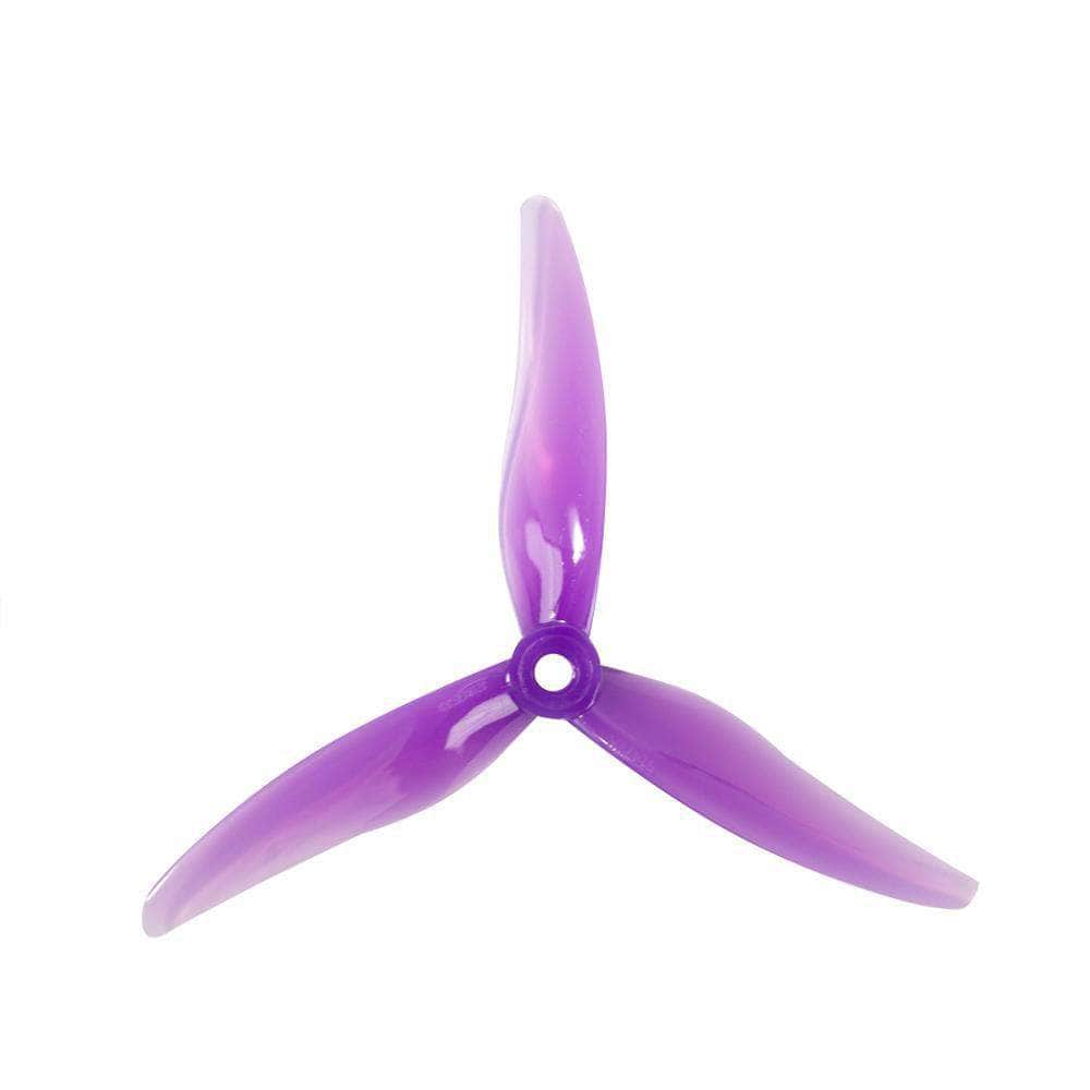 Gemfan Hurricane 51477 Tri-Blade 5" Prop 4 Pack - Choose Your Color — Purple