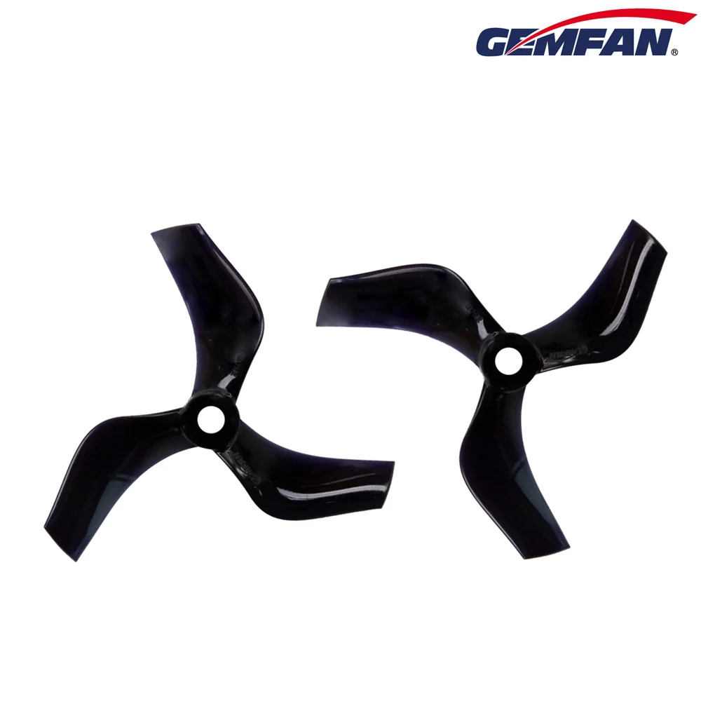Gemfan 75mm Ducted Props PC 3-Blade — BLACK