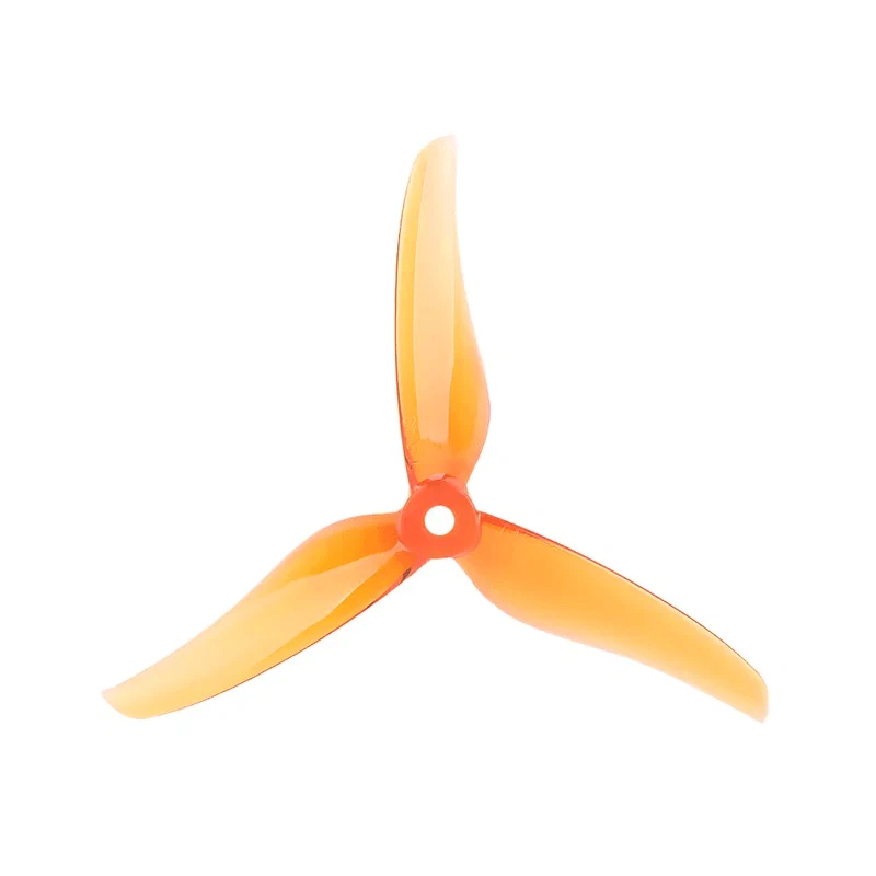 T-Motor T5146 POPO Compatible Tri-Blade 5" Prop 4 Pack - Choose Your Color — Orange