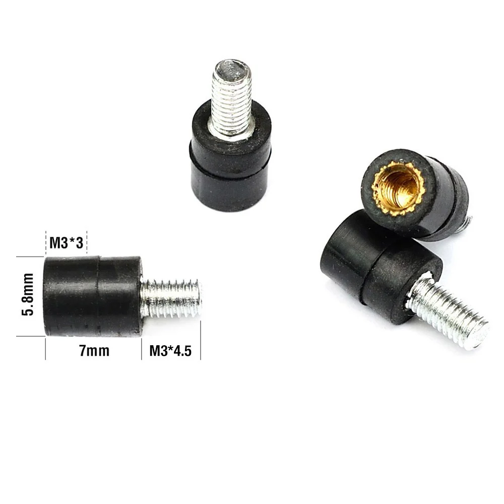 PyroDrone M3x7+4.5 Anti Vibration Standoffs 4pcs. per bag