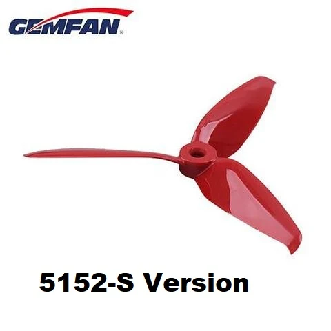 Gemfan 5152-"S" Tri-Blade Prop — Yellow