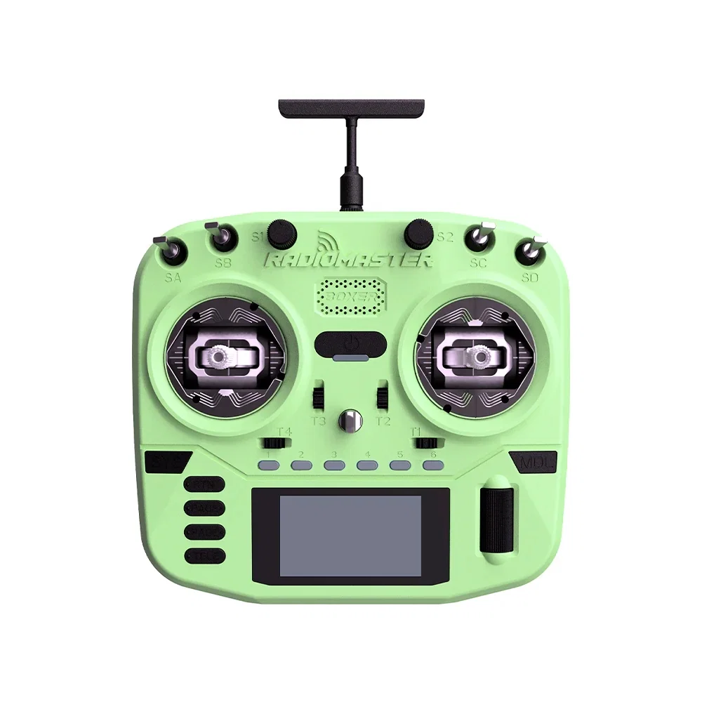 RadioMaster Boxer Crush RC Transmitter w/ AG01 Hall Gimbals ELRS - Choose Color — Green