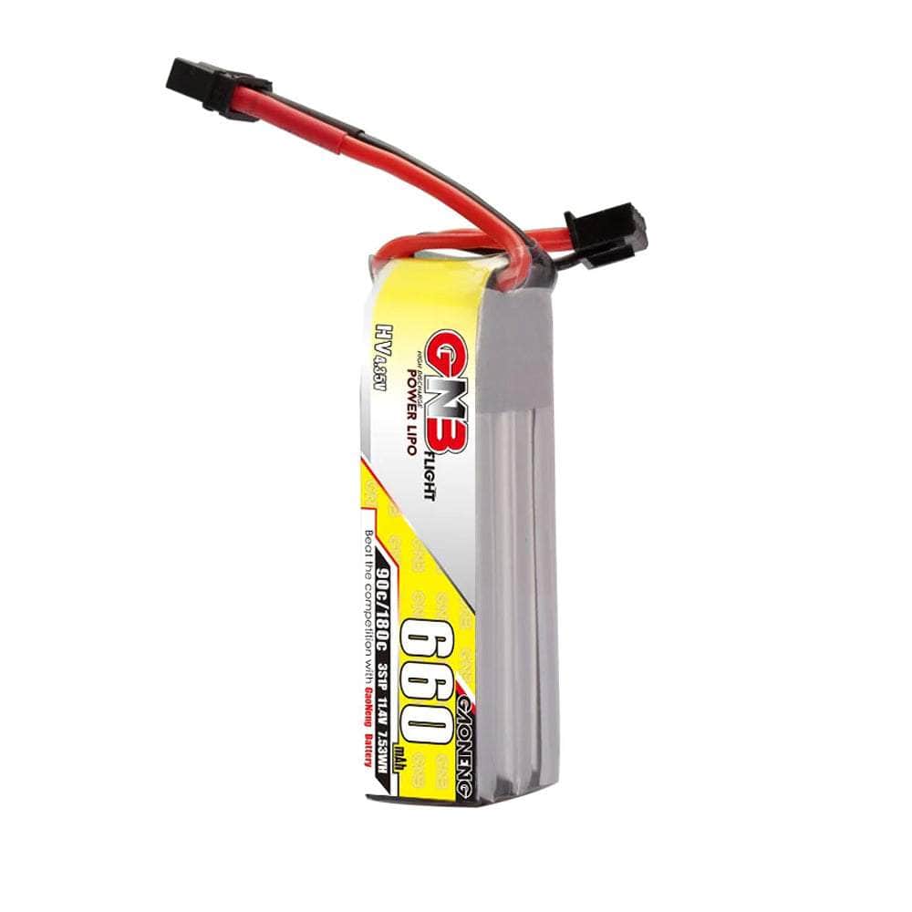 Gaoneng GNB 11.4V 3S 660mAh 90C LiHV Micro Battery (Long Type) - XT30