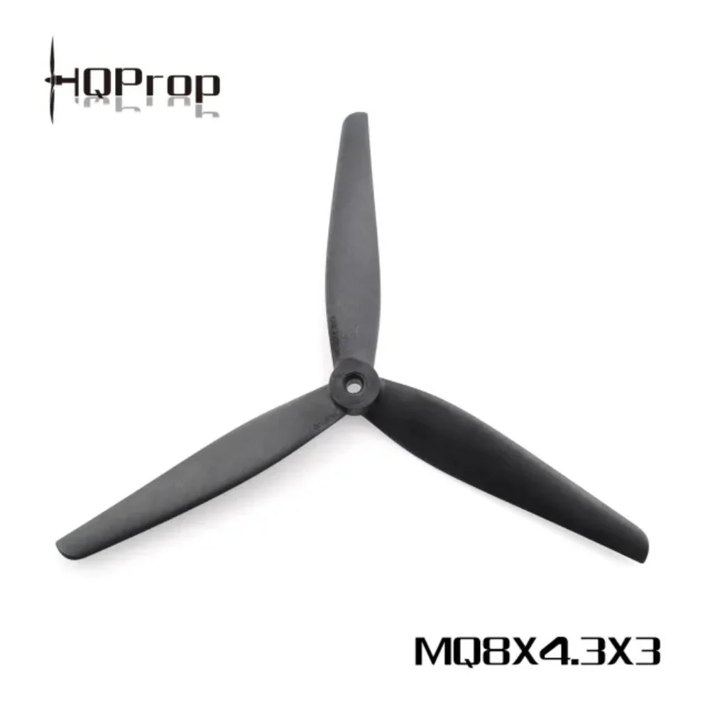 HQ MacroQuad Prop 8x4.3x3 Glass Fiber Nylon (1CW+1CCW) - Black