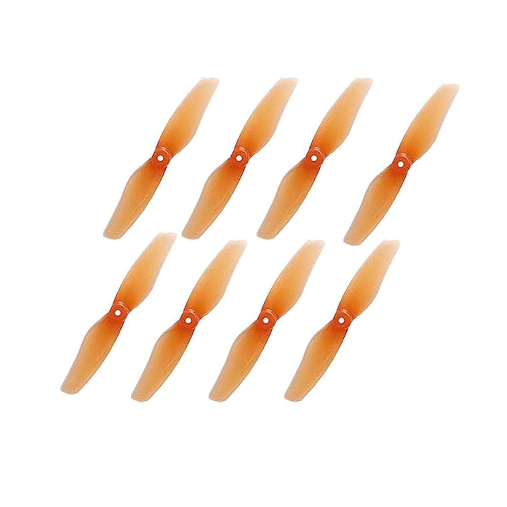 Gemfan Hurricane 2" 2008-2 PC Durable Bi-Blade Prop 1.5mm Shaft (4CCW+4CW) - Choose Color — Orange