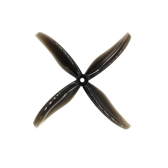 Gemfan Hurricane 6038-4 Quad-Blade 6" Propeller (2CW+2CCW) - Choose Color — Midnight Grey