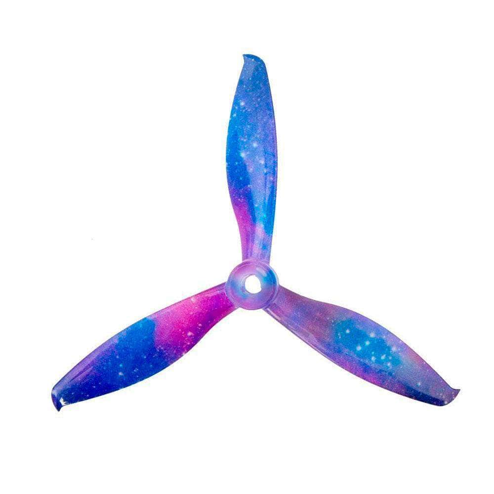 Gemfan WinDancer 5043S POPO Compatible Tri-Blade 5" Prop 4 Pack - Skitzo Galaxy Limited Edition
