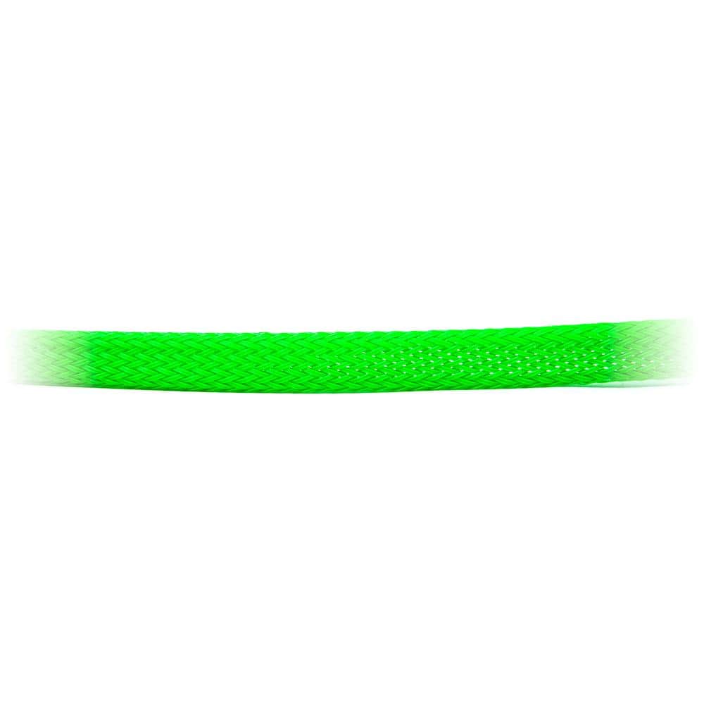 RDQ 3/8'' x 2ft. Braided Mesh Wire Wrap for ESC and Motor Wires — Bright Green
