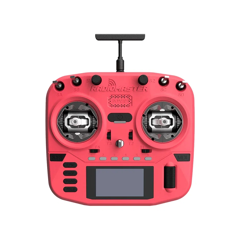 RadioMaster Boxer Crush RC Transmitter w/ AG01 Hall Gimbals ELRS - Choose Color — Red