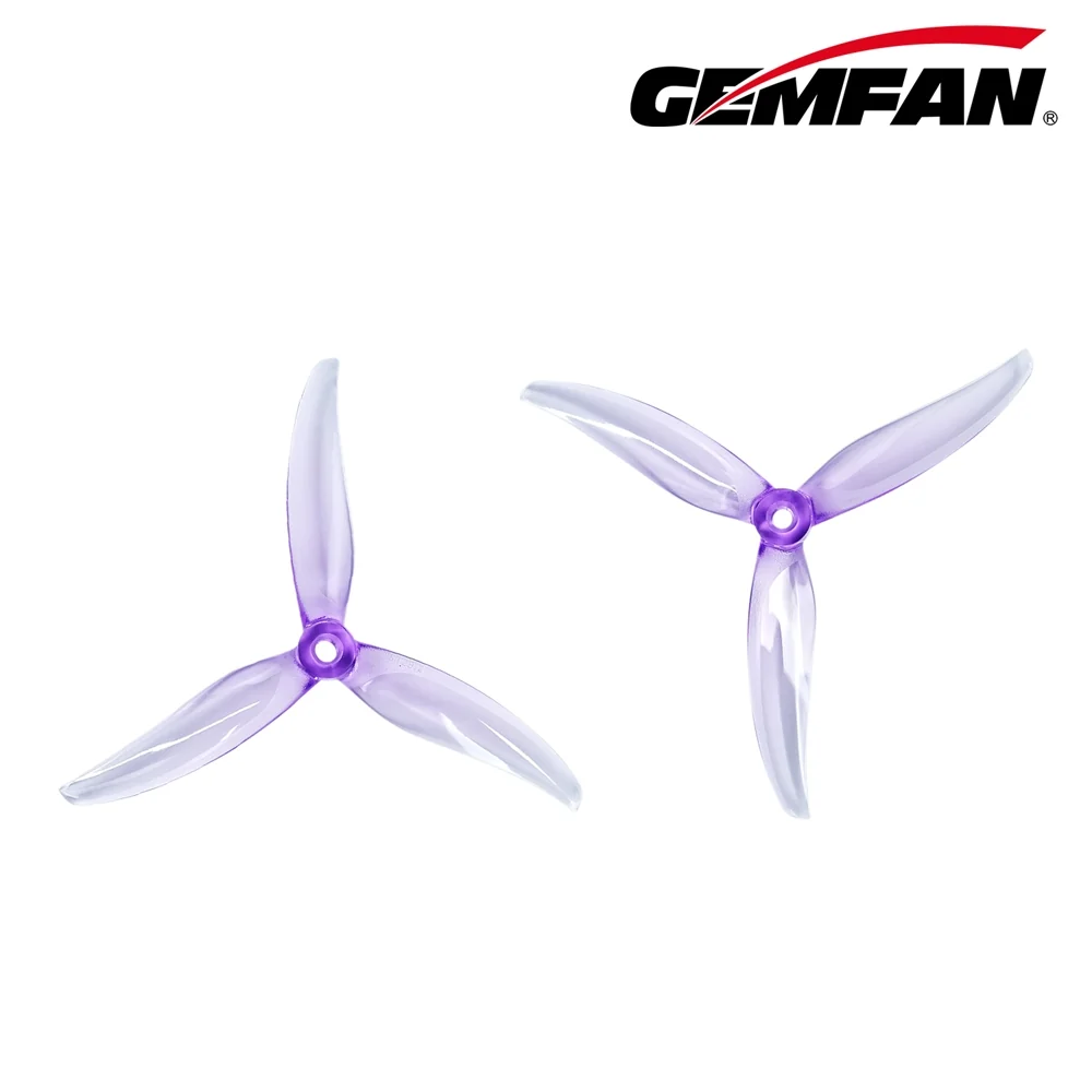 Gemfan MINJAE 5129.2 Racing Prop - Choose Color — Clear Purple